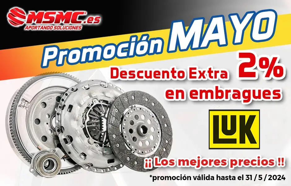 ¡Oferta Embragues LUK! Dto.Extraordinario hasta fin de mes🤯